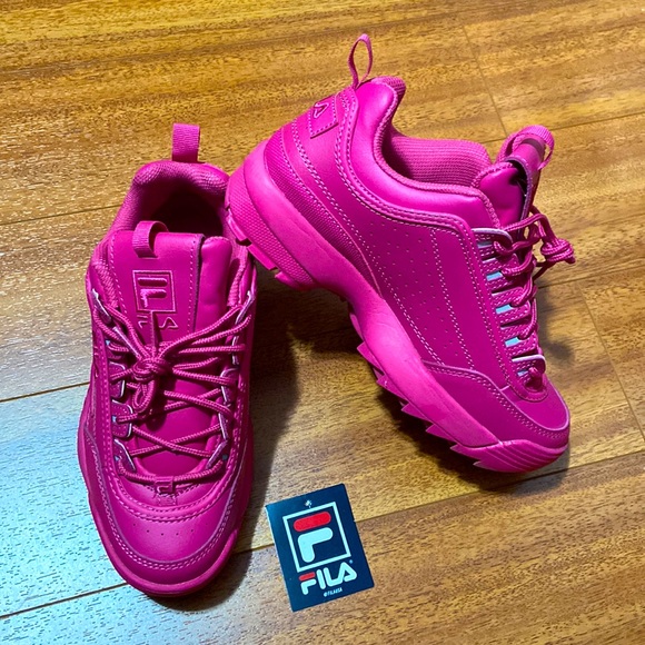 Cool Fucsia Fila π Like Brand New look - Picture 2 of 8